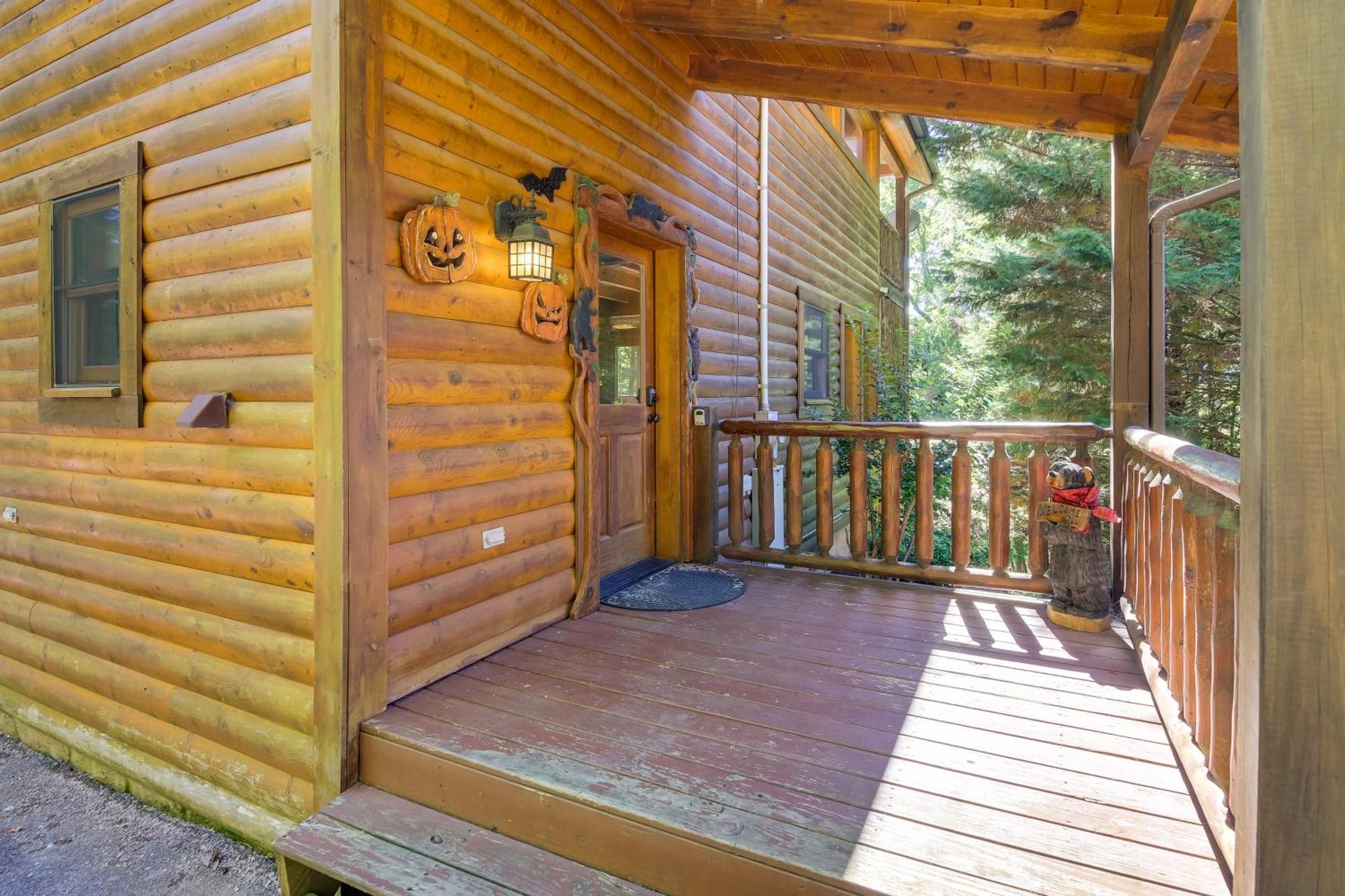Secluded And Wooded Wears Valley Cabin With Fire Pit! Sevierville Exterior foto
